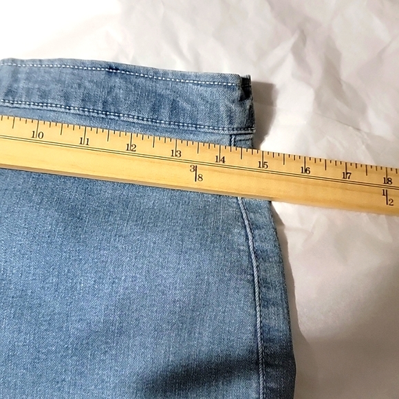 Nwt American Apparel The Easy Hot Short Shorts Stretch Soft Denim - Picture 4 of 5